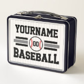 Gepersonaliseerde Retro Baseball Speler NAAM Team (Voorkant)