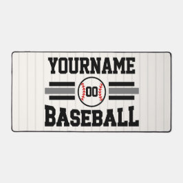 Gepersonaliseerde Retro Baseball Speler NAAM Team Bureaumat