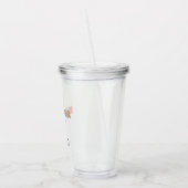 Gepersonaliseerde Retro Beste Buurman ooit Schatti Acryl Drinkbeker (Links)