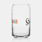 Gepersonaliseerde Retro Beste Buurman ooit Schatti Blikvorm Glas (Links)