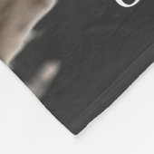 gepersonaliseerde retro bloem grappige geest Hallo Fleece Deken (Hoek)