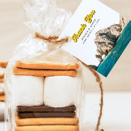 Gepersonaliseerde Retro Cabo bruiloft gunst Labels