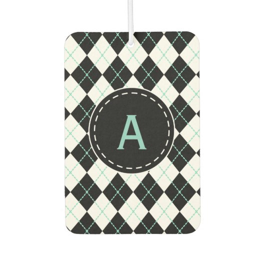 Gepersonaliseerde Retro Car Luchtverfrisser Gift (Voorkant)