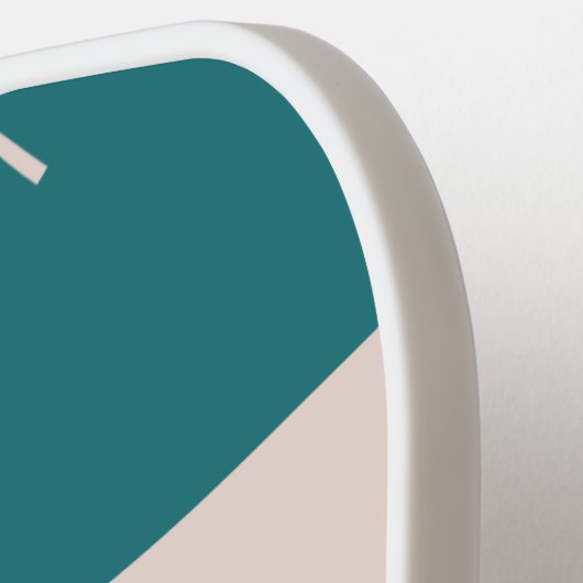 Gepersonaliseerde Retro Chic Pickleball Paddle (Links Detail)