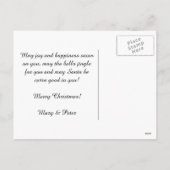 Gepersonaliseerde  Retro Christmas Briefkaart (Achterkant)