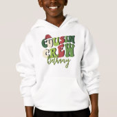 Gepersonaliseerde Retro Cousin Crew Kerst Matching (Voorkant)