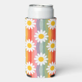 Gepersonaliseerde Retro Daisy Seltzer Blikjeskoeler (Seltzer Achterkant)