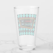 Gepersonaliseerde Retro Diner glas Tumbler Gift (Achterkant)