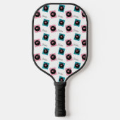 Gepersonaliseerde Retro Flamingo Pickleball Paddle (Voorkant)