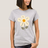 Gepersonaliseerde Retro Flower, Vrouw Rollen op Pe T-shirt (Voorkant)