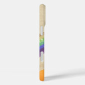 Gepersonaliseerde Retro Fox Art bedrukt linnen Case-Mate iPhone Case (Achterkant / Rechts)