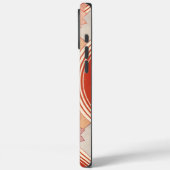 Gepersonaliseerde Retro Fox Art Red Retro Case-Mate iPhone Case (Achterkant / Links)