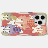 Gepersonaliseerde Retro Fox Art Retro iPhone 6 Plu Case-Mate iPhone Case (Achterkant (horizontaal))