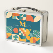 Gepersonaliseerde Retro Geometrische Kleurrijk (Voorkant)