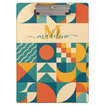 Gepersonaliseerde Retro Geometrische Kleurrijk