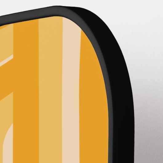 Gepersonaliseerde Retro Geometrische Pickleball Paddle (Links Detail)