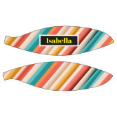 Gepersonaliseerde retro gestreepte basketbal | Kle (Panelen)