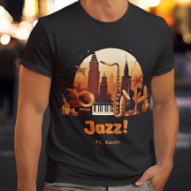Gepersonaliseerde Retro Jazz stad