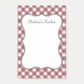 Gepersonaliseerde retro keuken post het merkt gesc post-it® notes (Voorkant)