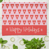 Gepersonaliseerde Retro Keukenhanddoeken Roze & Ro (Gevouwen)