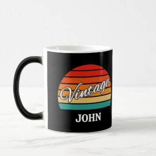 Gepersonaliseerde  Retro Kleur Morphing Dad Gift Magische Mok