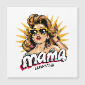 Gepersonaliseerde Retro Mama Pop Art 1 (Voorkant)