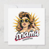 Gepersonaliseerde Retro Mama Pop Art 1 (Voorkant)