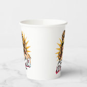 Gepersonaliseerde Retro Mama Pop Art 1 Papieren Bekers (Links)