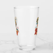 Gepersonaliseerde Retro Mama Pop Art 2 Glas (Links)