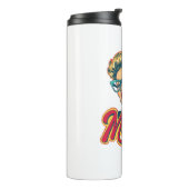 Gepersonaliseerde Retro Mama Pop Art 2 Thermosbeker (Gedraaid links)