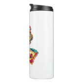 Gepersonaliseerde Retro Mama Pop Art 2 Thermosbeker (Geroteerd rechts)