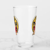 Gepersonaliseerde Retro Mama Pop Art (4) Glas (Links)