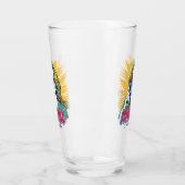 Gepersonaliseerde Retro Mama Pop Art (5) Glas (Links)