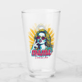 Gepersonaliseerde Retro Mama Pop Art (5) Glas (Voorkant)