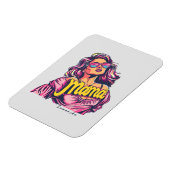 Gepersonaliseerde Retro Mama Pop Art (6) Magneet (Linkerzijde)