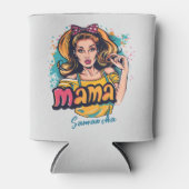 Gepersonaliseerde Retro Mama Pop Kunst (10) Blikjeskoeler (Voorkant)