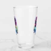 Gepersonaliseerde Retro Mama Pop Kunst (11) Glas (Links)