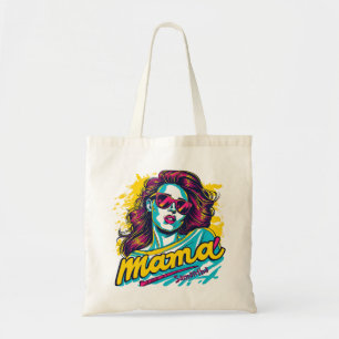 Gepersonaliseerde Retro Mama Pop Kunst (12) Tote Bag