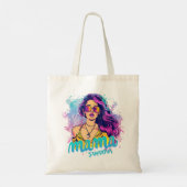 Gepersonaliseerde Retro Mama Pop Kunst (15) Tote Bag (Achterkant)