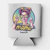 Gepersonaliseerde Retro Mama Pop Kunst (19) Blikjeskoeler (Voorkant)