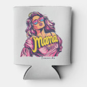 Gepersonaliseerde Retro Mama Pop Kunst (6) Blikjeskoeler (Voorkant)