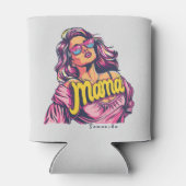 Gepersonaliseerde Retro Mama Pop Kunst (6) Blikjeskoeler (Achterkant)