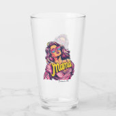 Gepersonaliseerde Retro Mama Pop Kunst (6) Glas (Achterkant)