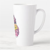 Gepersonaliseerde Retro Mama Pop Kunst (6) Latte Mok (Rechts)