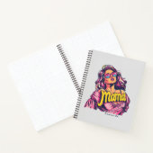 Gepersonaliseerde Retro Mama Pop Kunst (6) Notitieboek (Binnen)