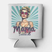 Gepersonaliseerde Retro Mama Pop Kunst (7) Blikjeskoeler (Voorkant)