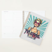Gepersonaliseerde Retro Mama Pop Kunst (7) Planner (Display)