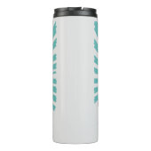 Gepersonaliseerde Retro Mama Pop Kunst (7) Thermosbeker (Achterkant)