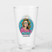 Gepersonaliseerde Retro Mama Pop Kunst (8) Glas (Voorkant)