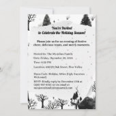 Gepersonaliseerde Retro Minimalistische Zwarte Vak Kaart (Voorkant)